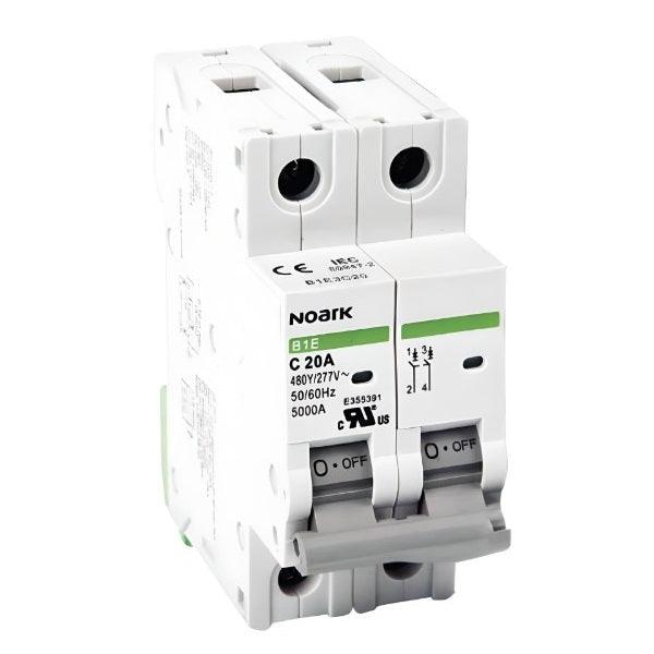 UL 1077 DIN Rail Supplementary Protector 2 Pole - NOARK® - Forces Inc