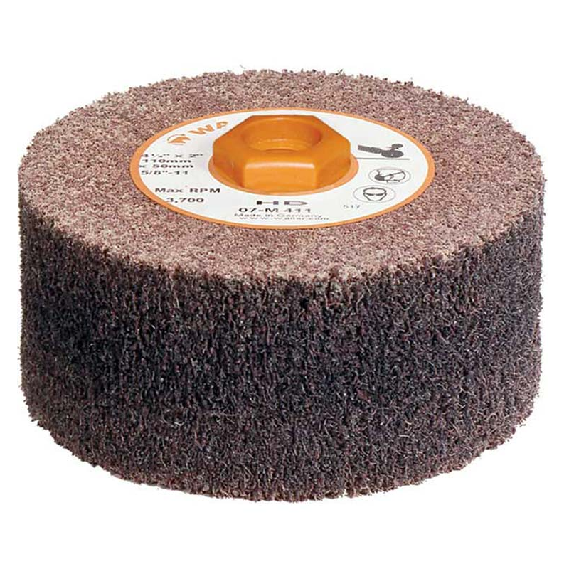 07M411 | BLENDEX™ High Density Drum 4-1/2" x 2", 5/8"-11 Arbor, Coarse, Non-Woven
