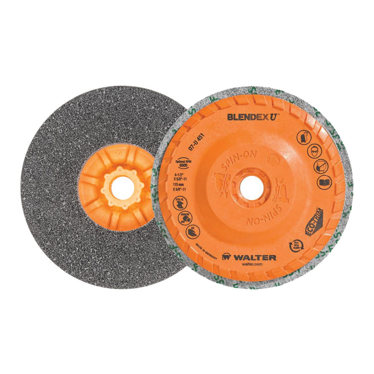 07U451 | BLENDEX U™ Finishing Cup Disc 4-1/2", 3SF Grade