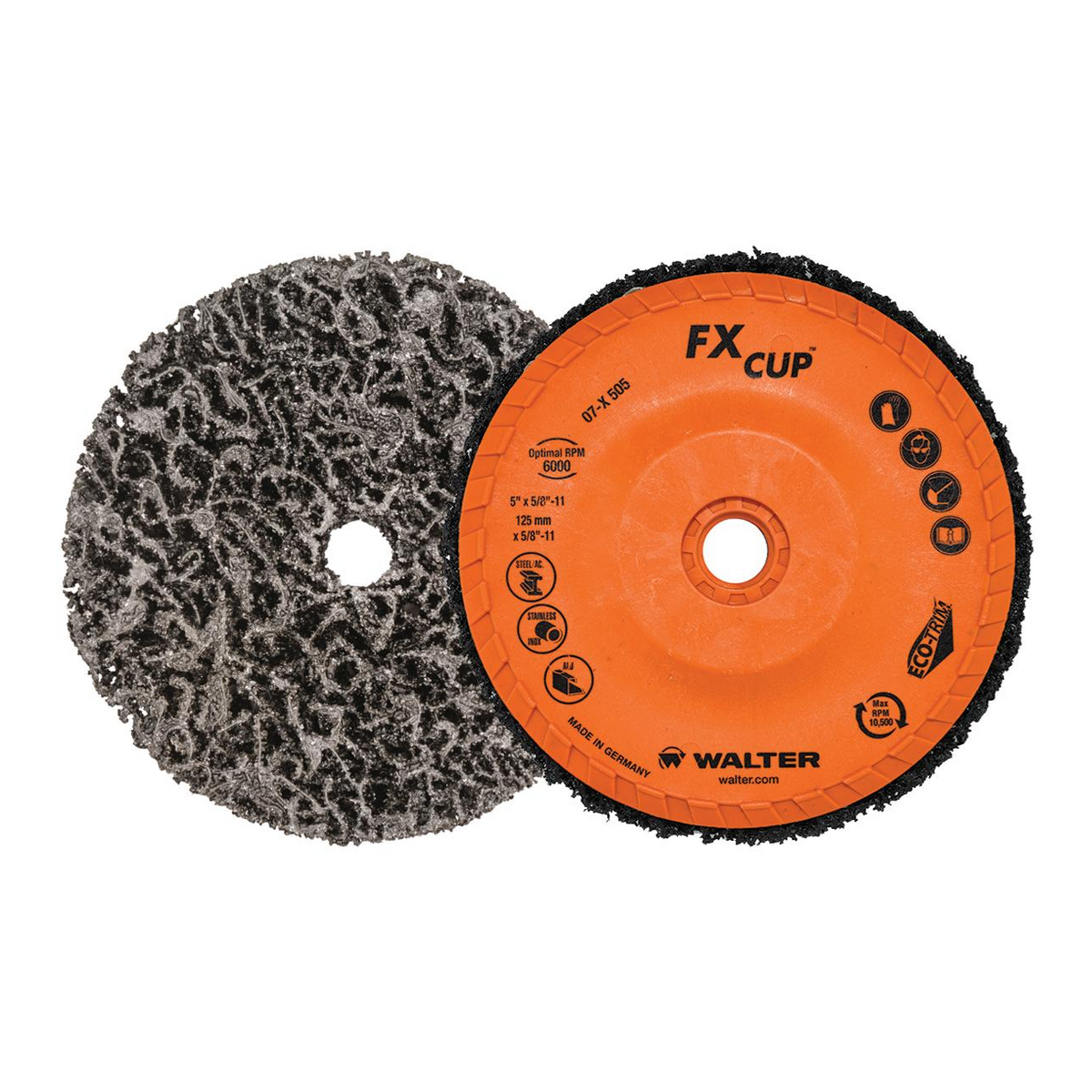 07X505 | FX™ Cup Disc 5" Non-Woven