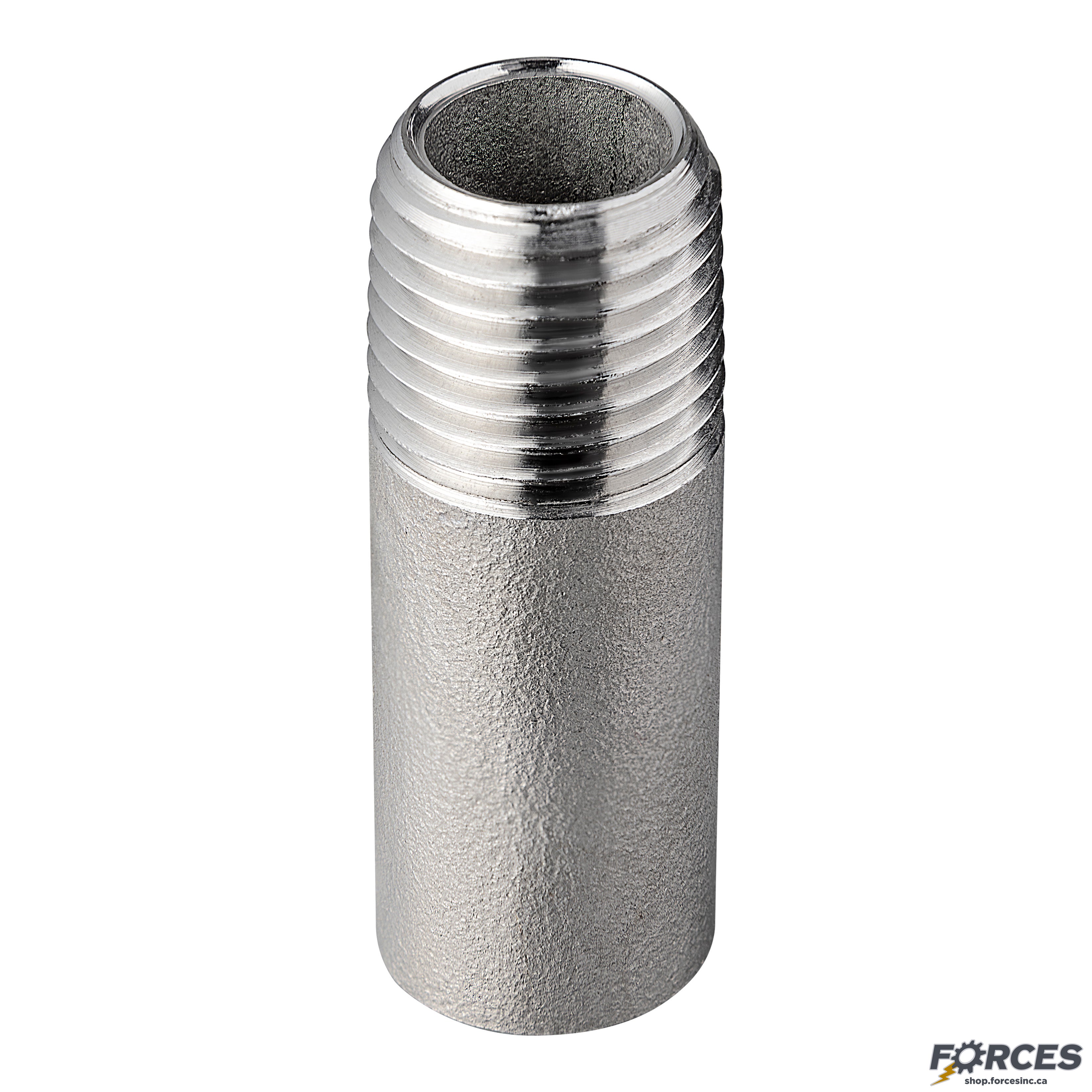 2" x 4" Nipple (TOE x POE) NPT Welded Sch 40S - SS 316/316L