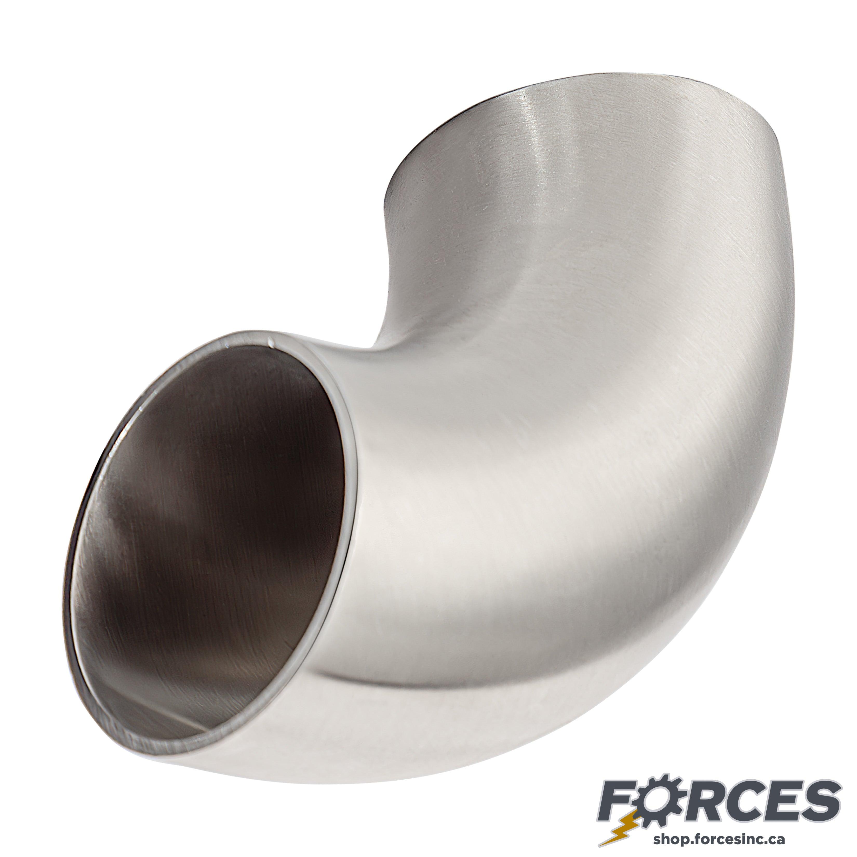 1-1/2" Butt Weld 90° Elbow - Stainless Steel 304 - Forces Inc