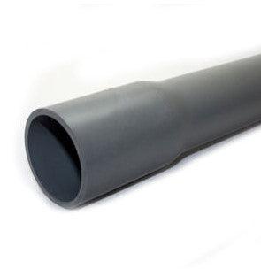 1 1/2" Chemkor Schedule 40 Pipe PVC - Grey (10ft - Bell End) - Forces Inc