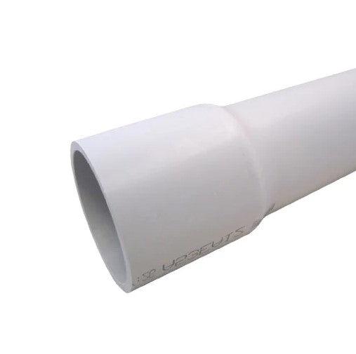 1 1/2" Chemkor Schedule 40 Pipe PVC - White (10ft - Bell End) - Forces Inc