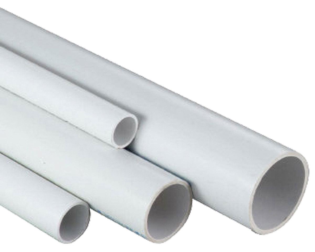 1 1/2" Chemkor Schedule 40 Pipe PVC - White (10ft - Plain End) - Forces Inc