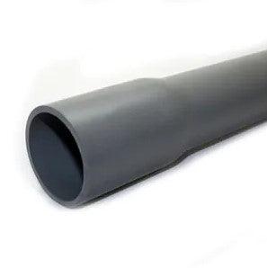 1 1/2" Chemkor Schedule 80 Pipe PVC - Grey (10ft - Bell End) - Forces Inc