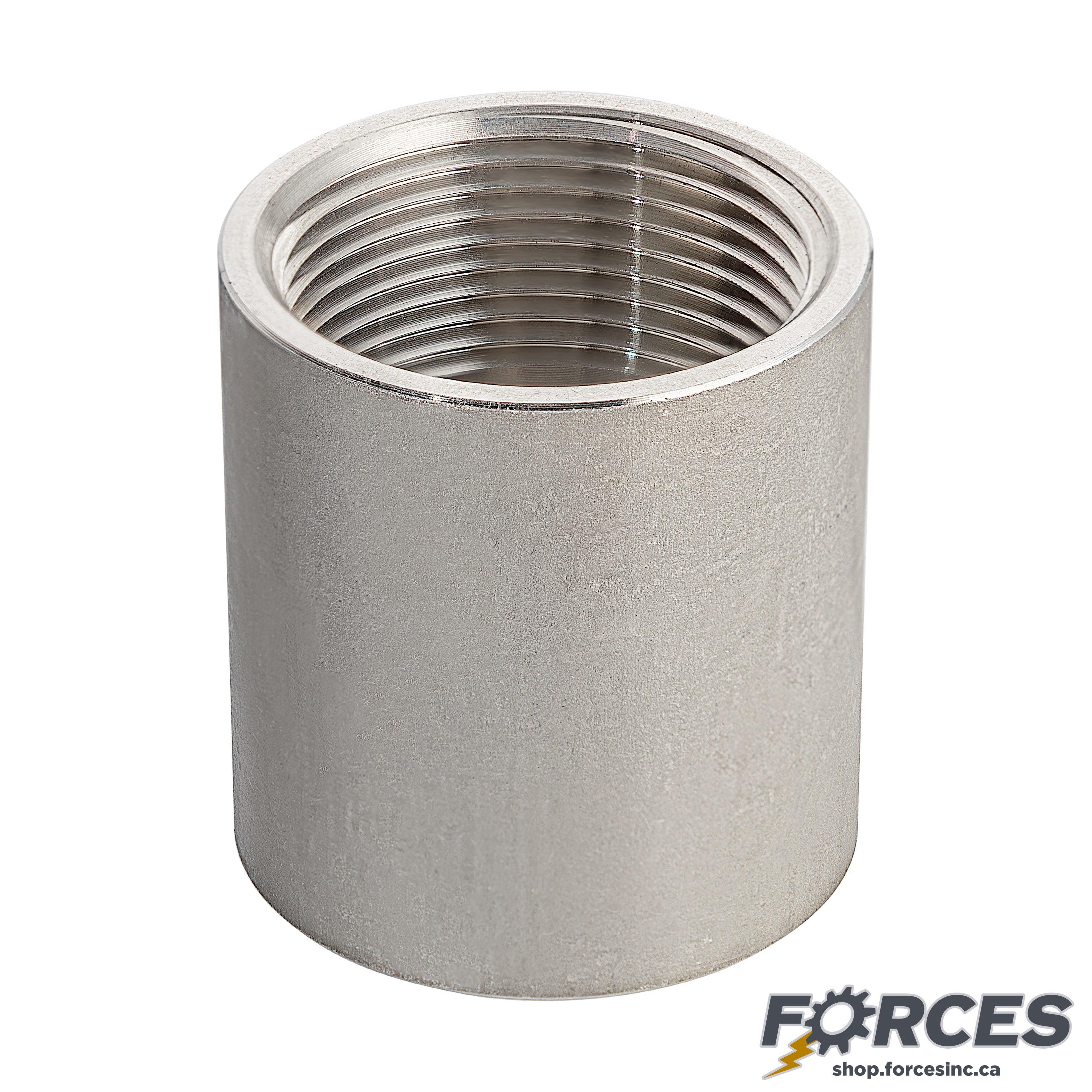 1-1/2" Coupling NPT #150 - Stainless Steel 316 - Forces Inc