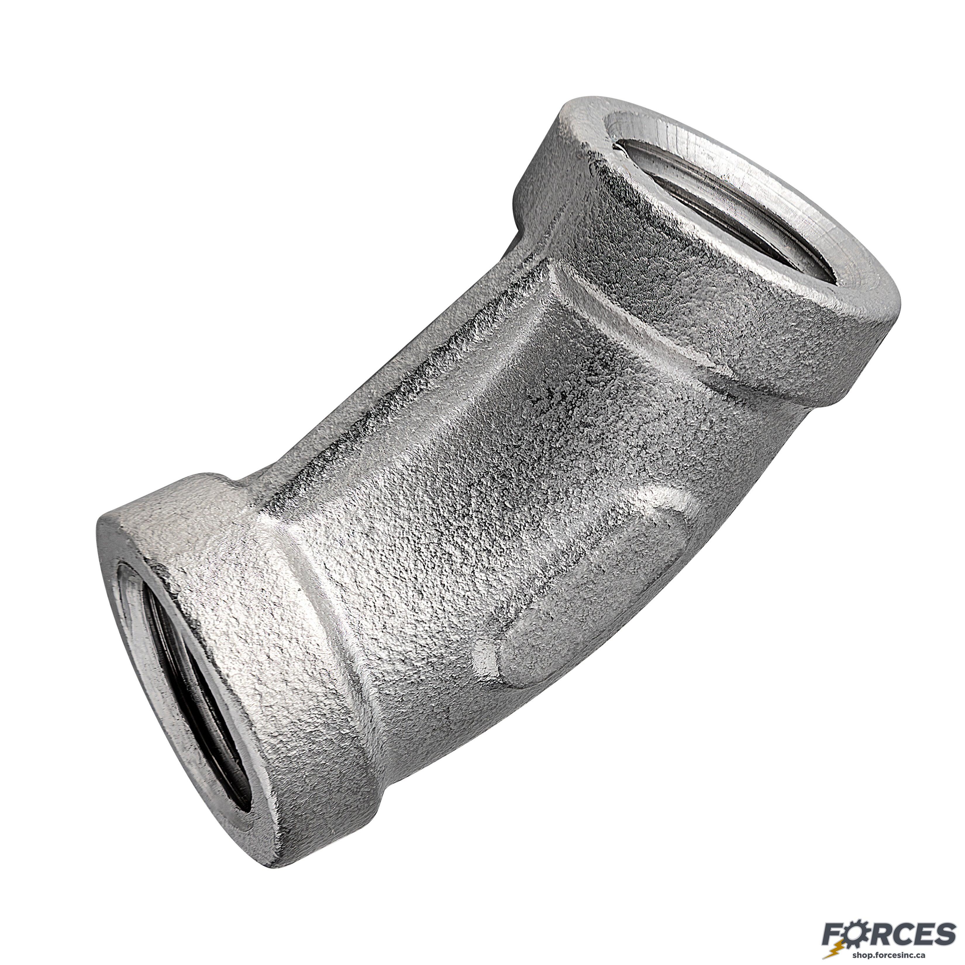1-1/2" Elbow 45° NPT #150 - Stainless Steel 316 - Forces Inc