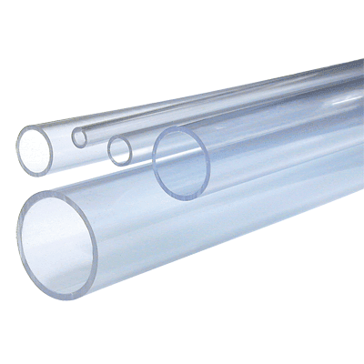 1 1/2" Schedule 40 Pipe PVC - Clear (10ft - Plain End) - Forces Inc