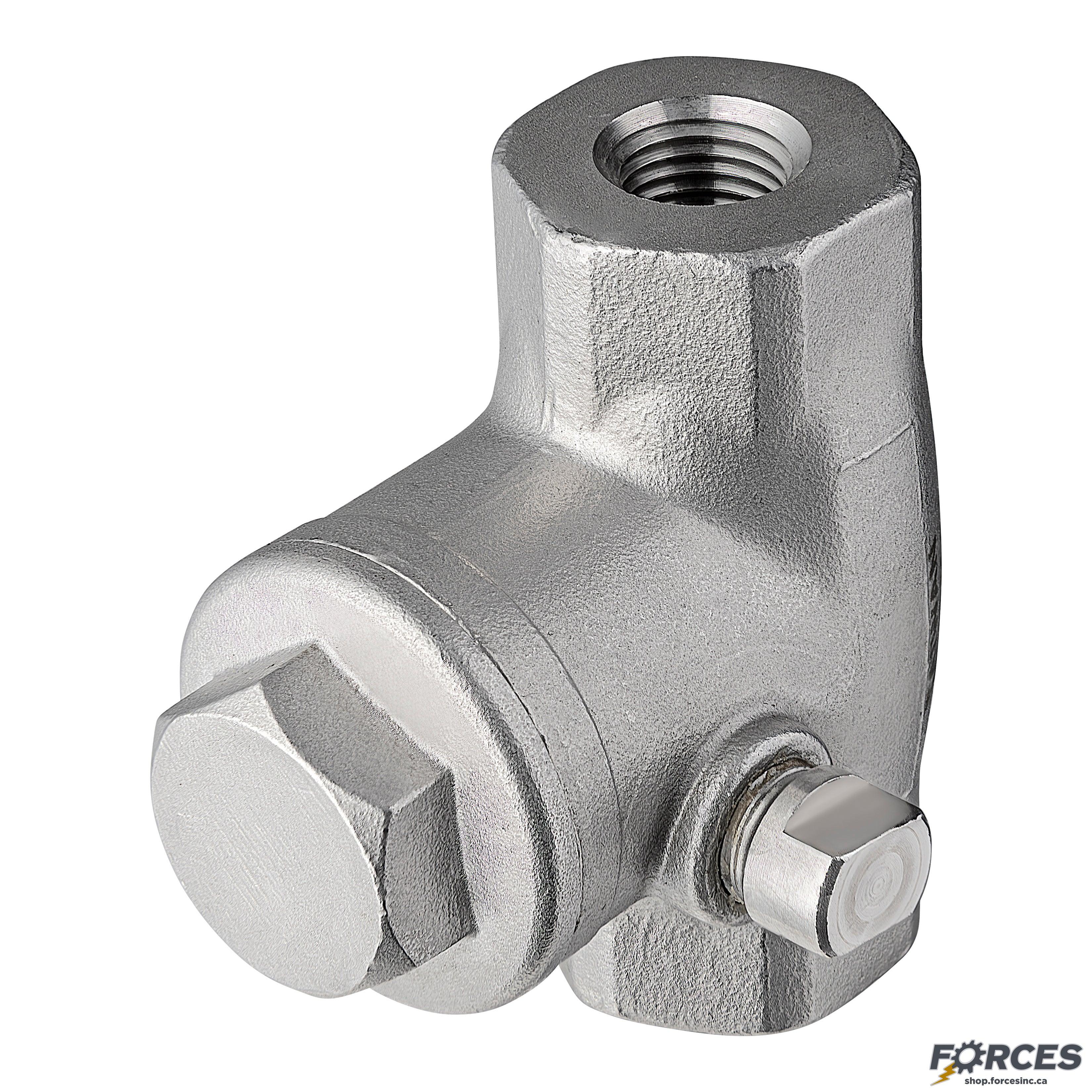 1-1/2" Swing Check Valve NPT #200 - Stainless Steel 316 - Forces Inc