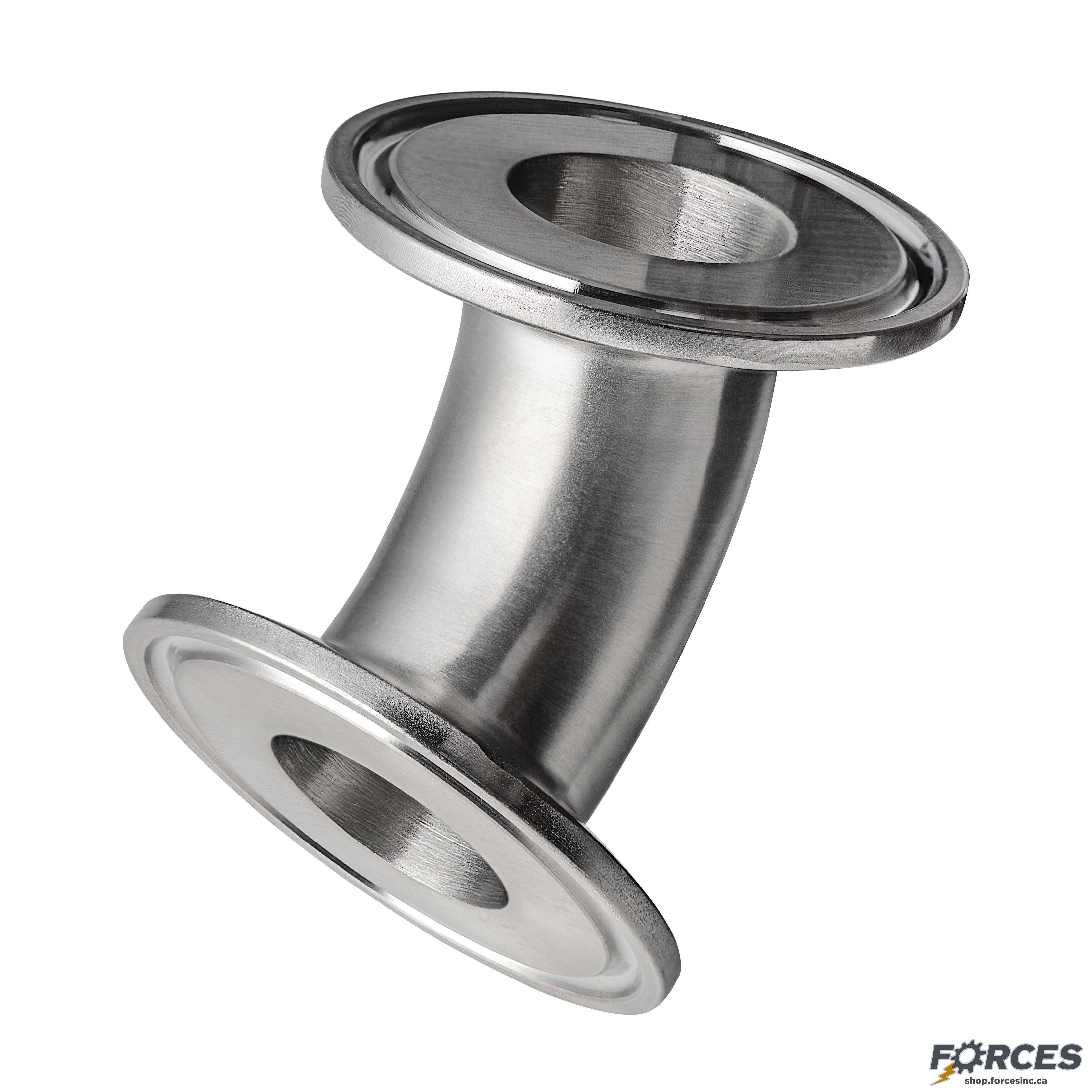 1-1/2" Tri-Clamp 45° Elbow - Stainless Steel 304 - Forces Inc