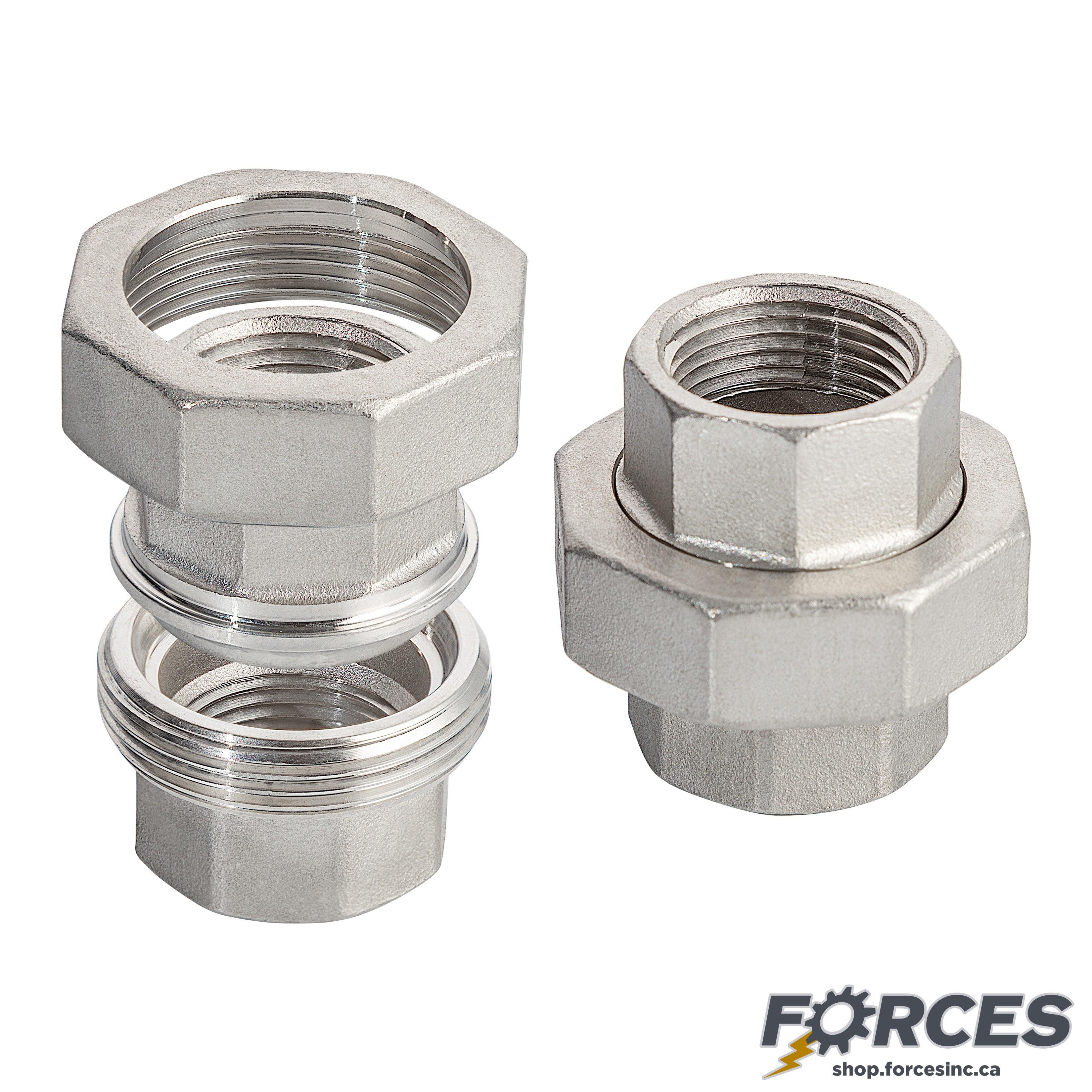 1-1/2" Union NPT #150 - Stainless Steel 316 - Forces Inc