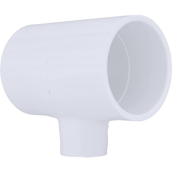 1-1/2" x 1-1/2" x 1-1/4" Socket Reducing Tee Sch 40 - PVC white | 401212W - Forces Inc