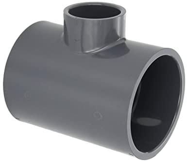 Pvc Socket R Tee PVC Reducing Tee (Socket) Sch 40 - Grey