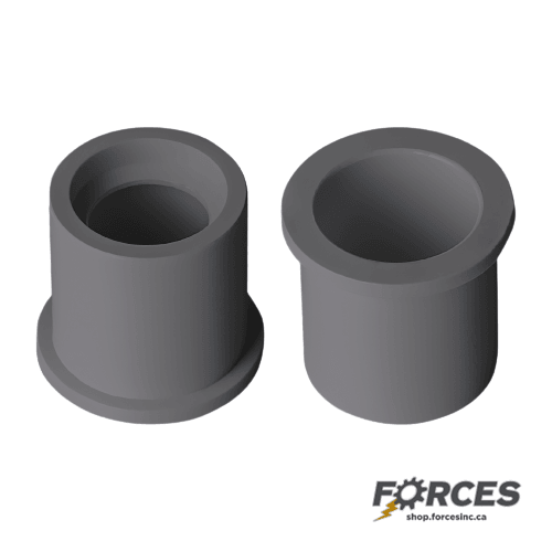1-1/2" x 1" Reducer Bushing (SOC x Slip) Sch 40 - PVC Grey | 437211 - Forces Inc