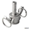 1-1/4" Type C Camlock Fitting Stainless Steel 316 - Forces Inc