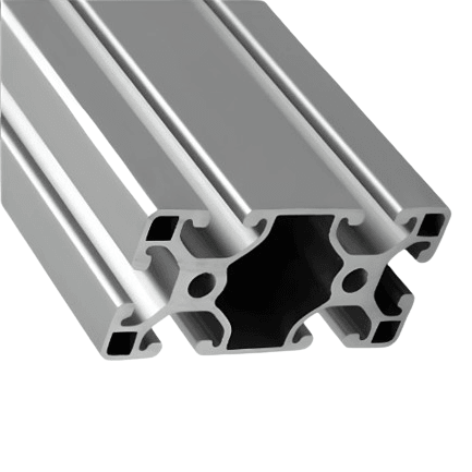 1.5" x 3" T-Slotted Aluminum Extrusion Smooth Light - 1ft Bar - Forces Inc