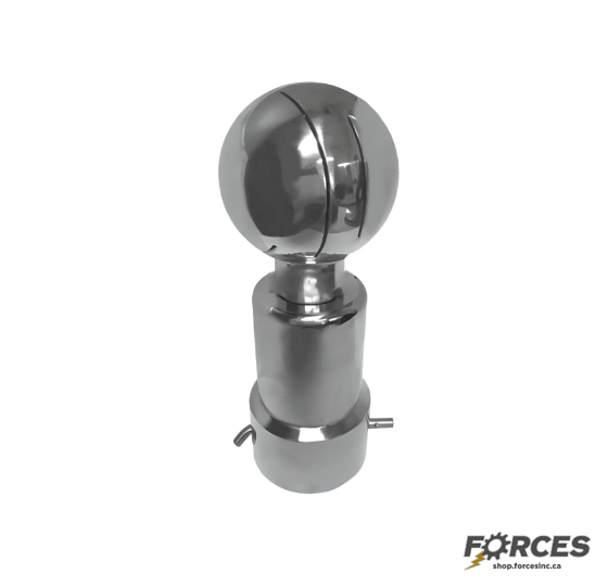 1" Pin Rotary Spray Ball 360° - Stainless Steel 316 - Forces Inc