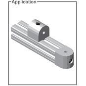 1" Pivot Nub 90° for Static Pivots | 10 Series Aluminum T-Slot - Forces Inc