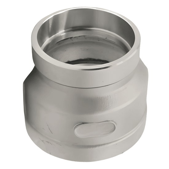 3/4" x 1/2" Coupling Reducer Socket Weld #150 - Stainless Steel 304 - Forces Inc