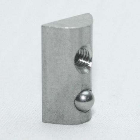 #10-32 Stainless T-Nut w/ Spring-Ball | 15 Series T-Slot - Forces Inc