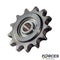 #100 Chain Idler Sprocket | 10 teeth | Bore 3/4" With Snap Ring - Forces Inc