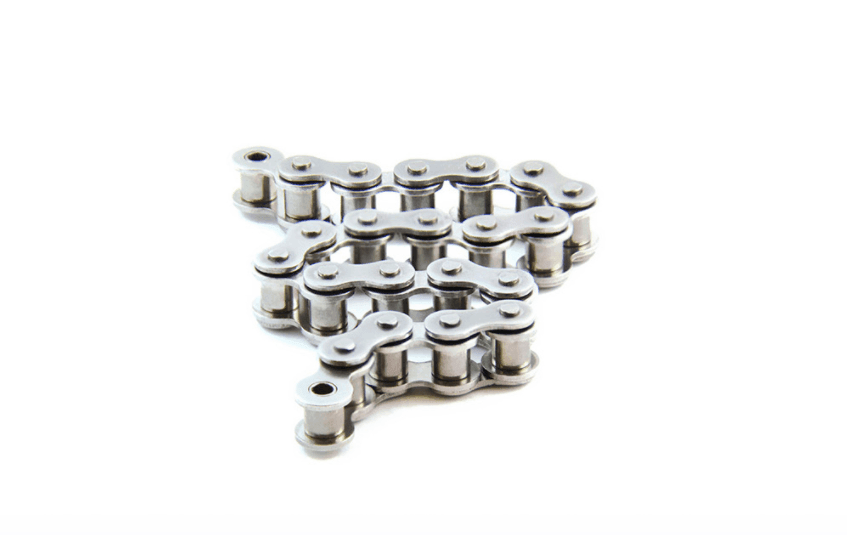 #100 Roller Chain PLI Premium Stainless Steel | RC100-SS (10ft) - Forces Inc