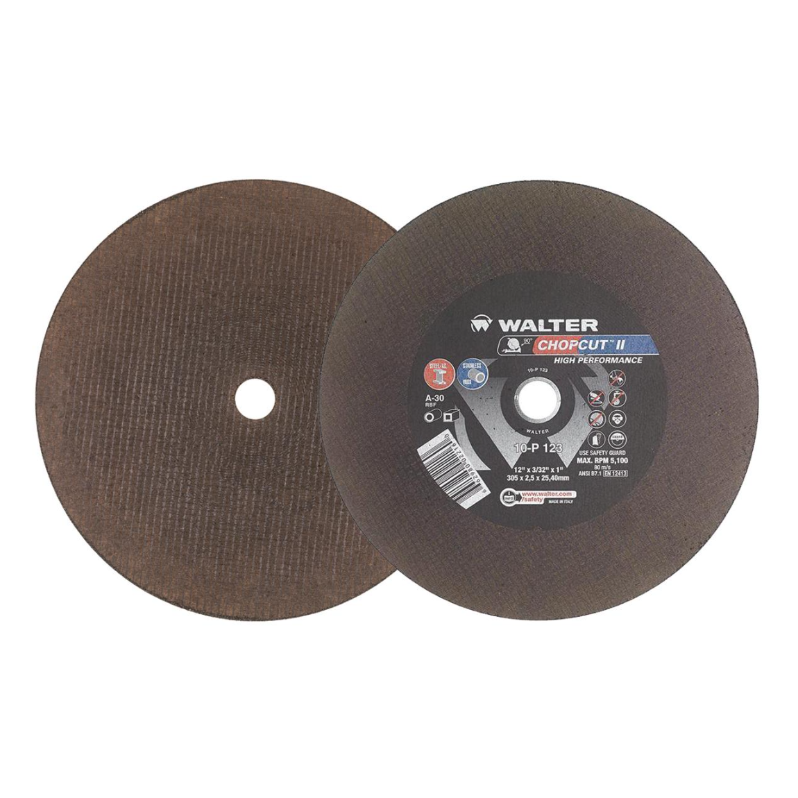 10P123 | CHOPCUT II Cut-Off Wheel 12" x 3/32", 1" Arbor, Type 1