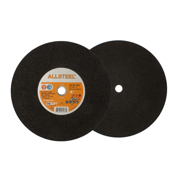10W143 | ALLSTEEL™ Chop Saw Cut-Off Wheel 14" x 1/8", 1" Arbor, Type 1