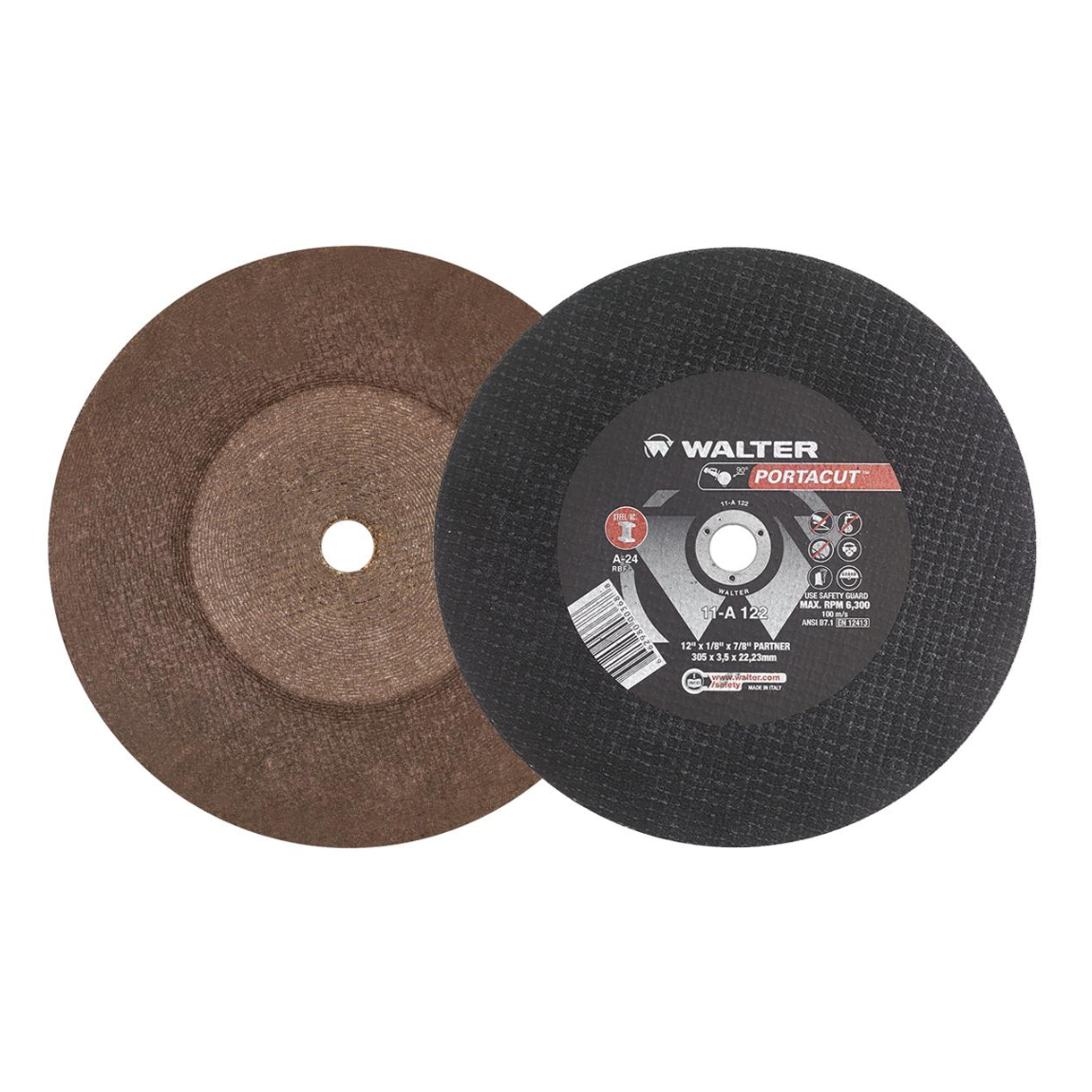 11A122 | PORTACUT™ Cut-Off Wheel 12" x 1/8", 7/8" Arbor, Type 1
