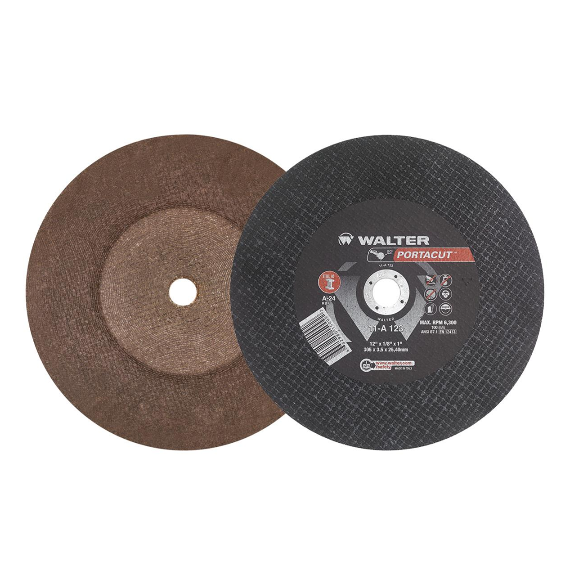11A123 | PORTACUT™ Cut-Off Wheel 12" x 1/8", 1" Arbor, Type 1