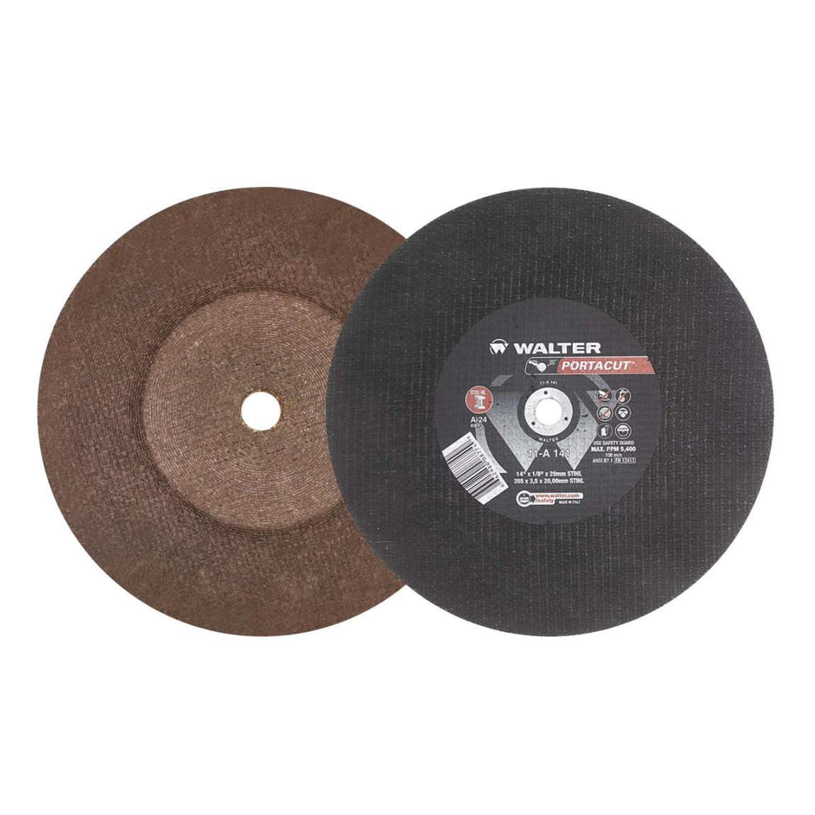 11A141 | PORTACUT™ Cut-Off Wheel 14" x 1/8", 20mm Arbor, Type 1