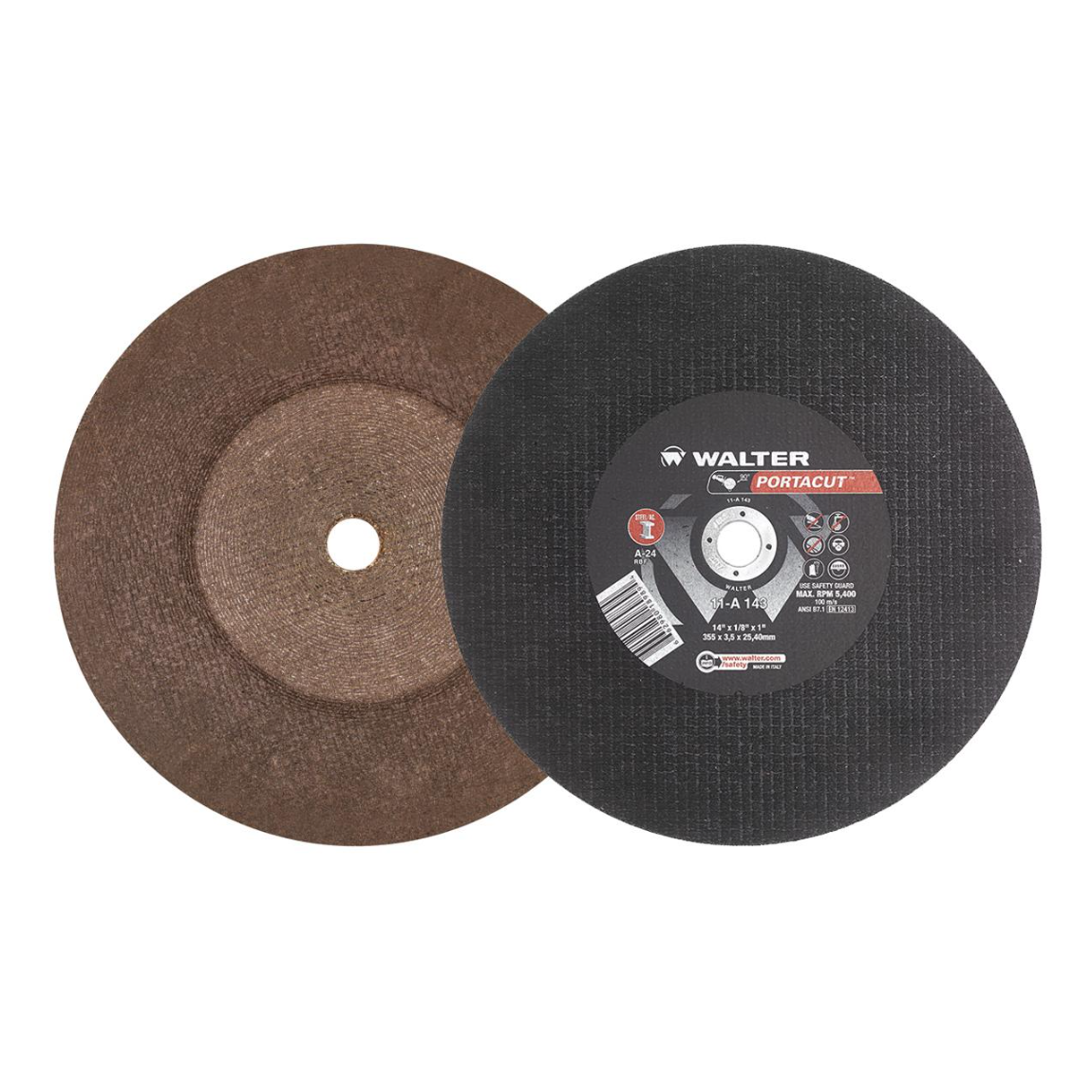 11A143 | PORTACUT™ Cut-Off Wheel 14" x 1/8", 1" Arbor, Type 1