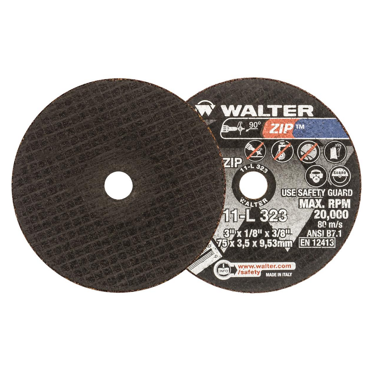 11L323 | ZIP™ Cut-Off Wheel 3" x 1/8", 3/8" Arbor, Type 1