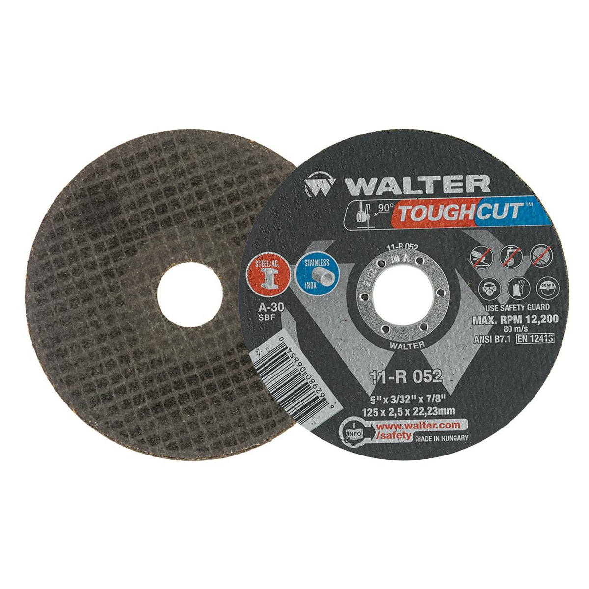 11R052 | TOUGHCUT™ Cut-Off Wheel 5" x 3/32", 7/8" Arbor, Type 1