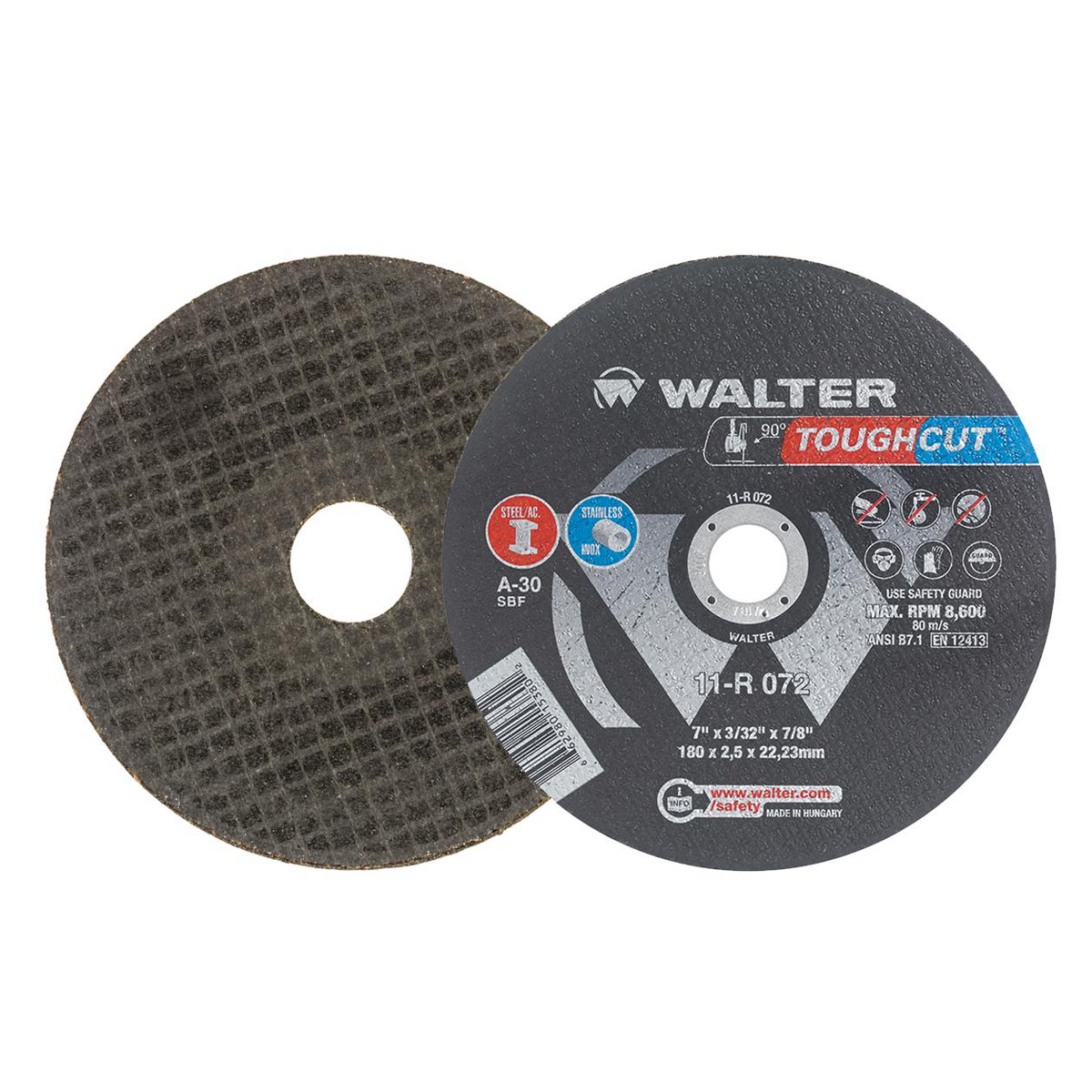 11R072 | TOUGHCUT™ Cut-Off Wheel 7" x 3/32", 7/8" Arbor, Type 1