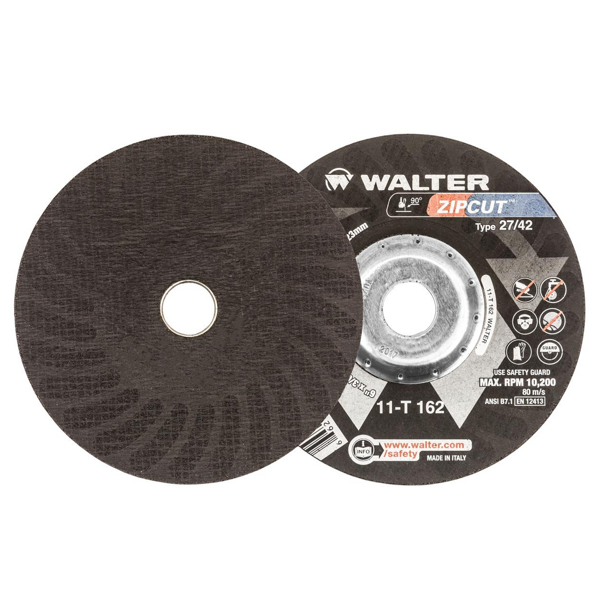 11T162 | ZIPCUT™ Cut-Off Wheel 6" x 3/64", 7/8" Arbor, Type 27