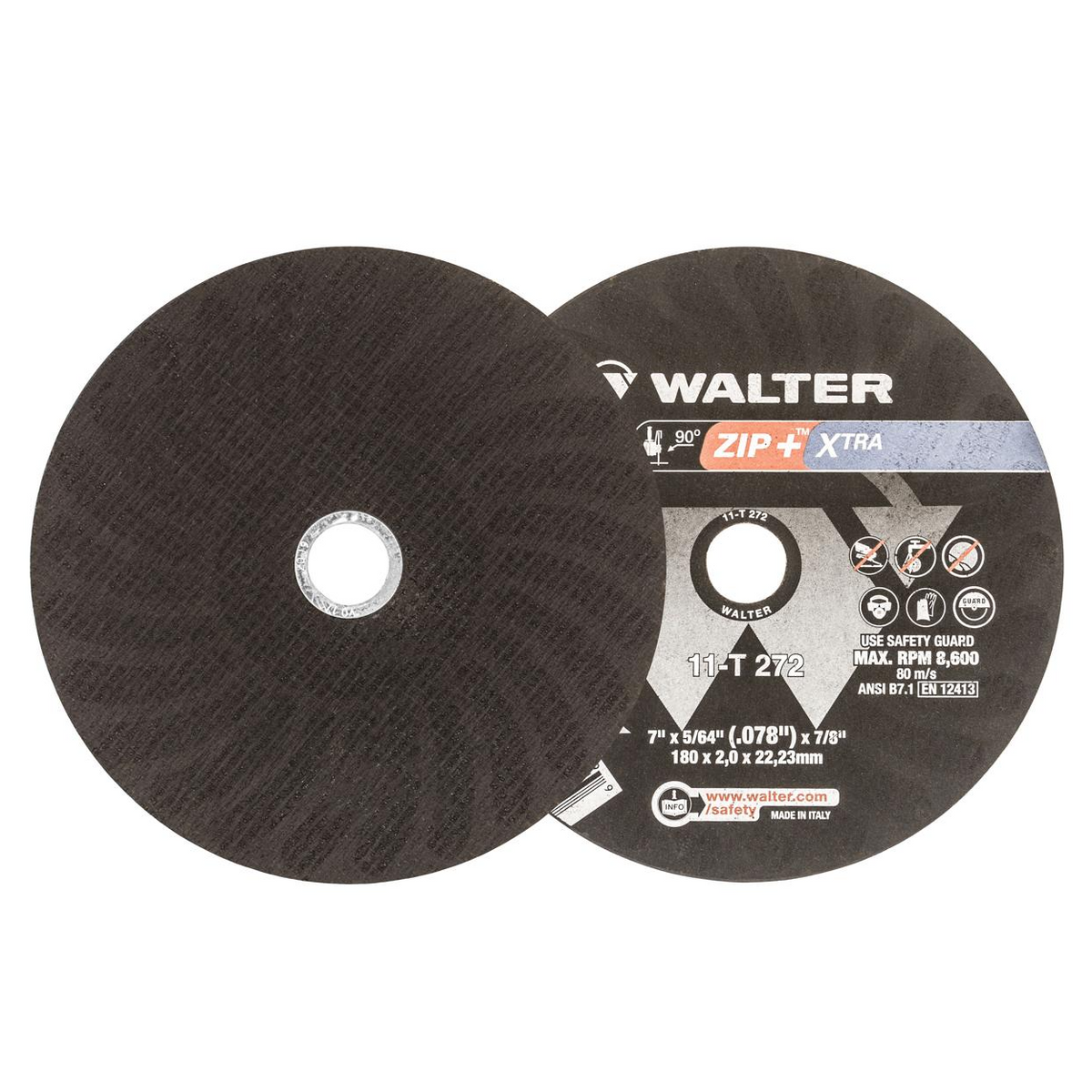 11T272 | ZIP+ XTRA™ Cut-Off Wheel 7" x 5/64", 7/8" Arbor, Type 1