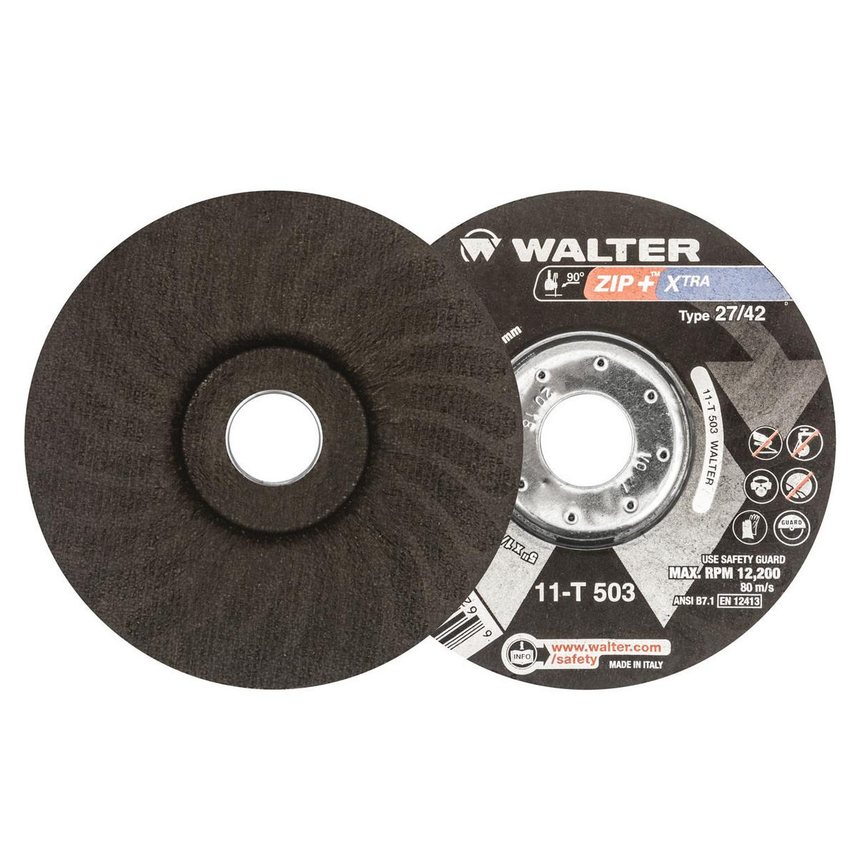 11T503 | ZIP+ XTRA™ Cut-Off Wheel 5" x 1/16", 7/8" Arbor, Type 27
