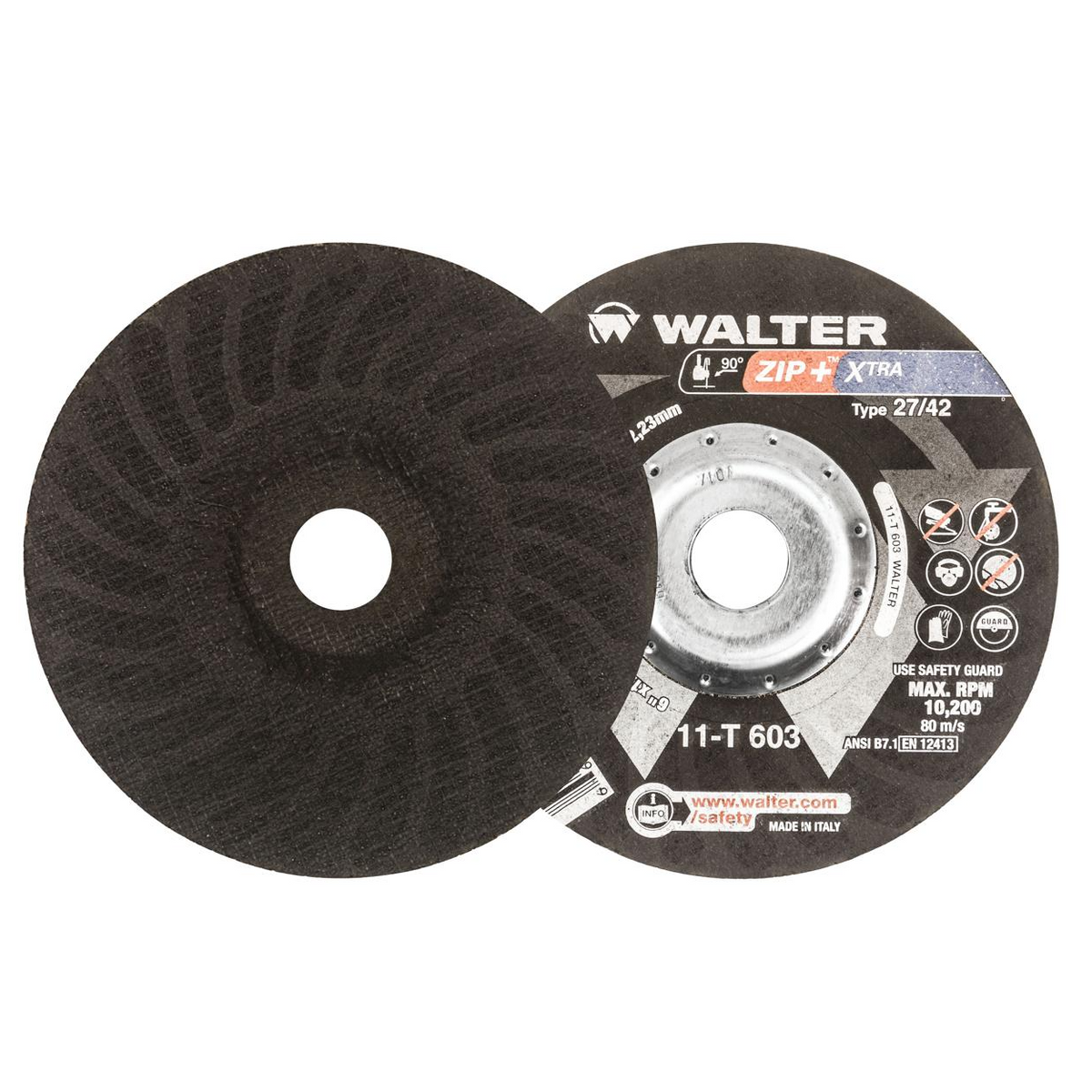 11T603 | ZIP+ XTRA™ Cut-Off Wheel 6" x 1/16", 7/8" Arbor, Type 27