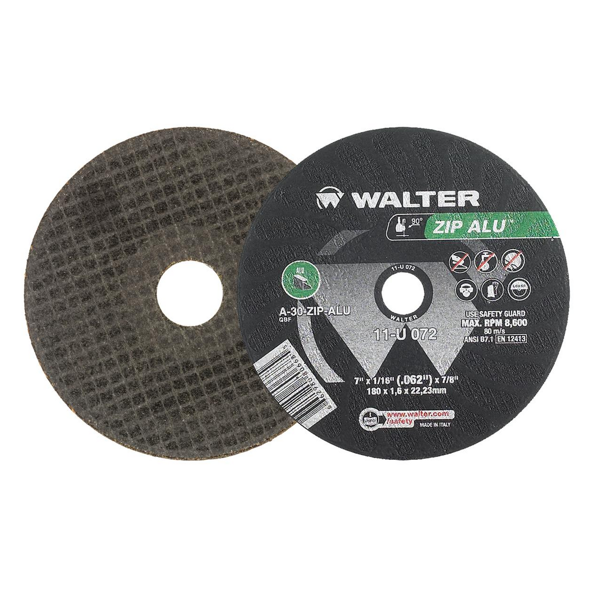 11U072 | ZIP ALU™ Cut-Off Wheel 7" x 1/16", 7/8" Arbor, Type 1