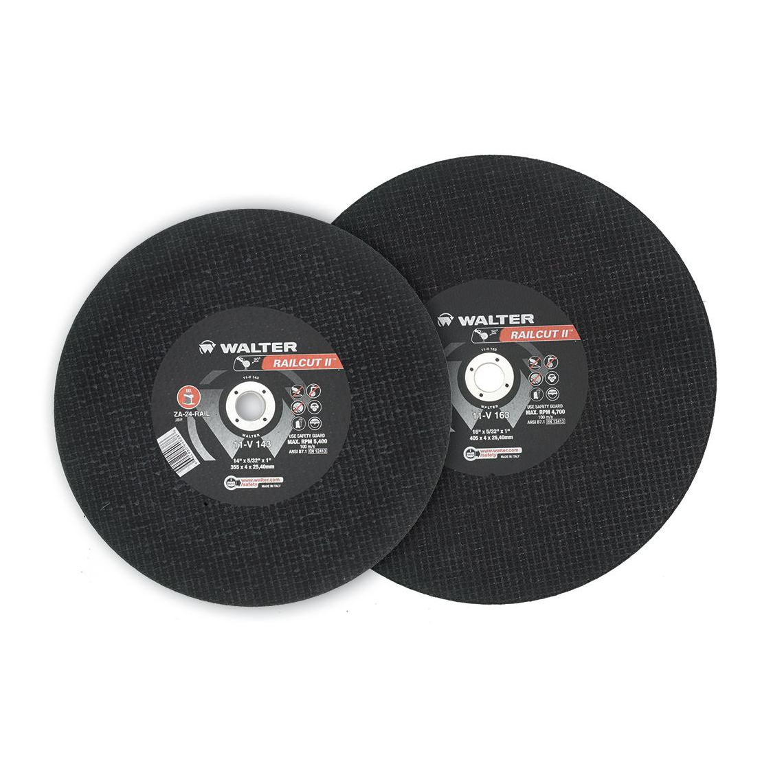 11V143 | RAILCUT II™ LONG LIFE Cut-Off Wheel 14" x 5/32", 1" Arbor, Type 1