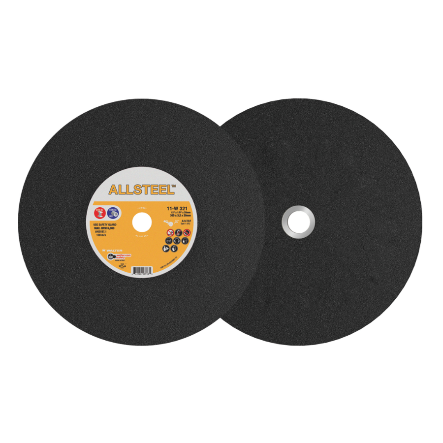 11W321 | ALLSTEEL™ Gas Saw Cut-Off Wheel 12" x 1/8", 20mm Arbor, Type 1