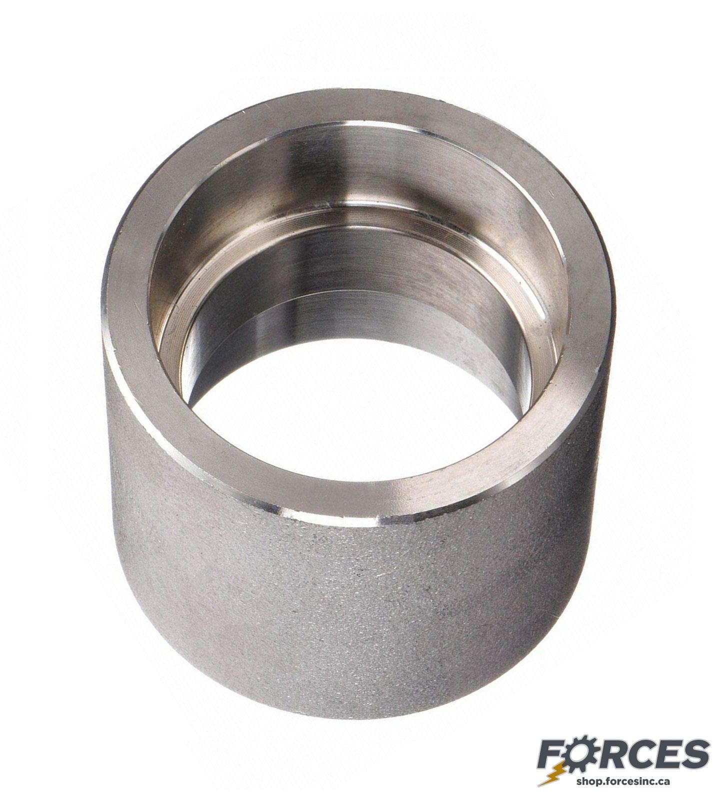 1/2" Coupling Socket Weld #150 - Stainless Steel 304 - Forces Inc