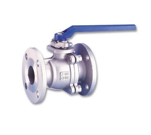1" Flanged Ball Valve 150# 2 Piece Stainless Steel 316 - Forces Inc
