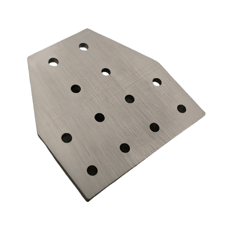 12 Hole Tee Joining Plate | 15 Series Aluminum Extrusion - Forces Inc