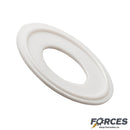 12" Sanitary Flanged Tri-Clamp Gasket - Silicone - Forces Inc