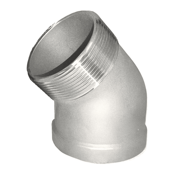 1/2" Street Elbow 45° NPT #150 - Stainless Steel 316 - Forces Inc