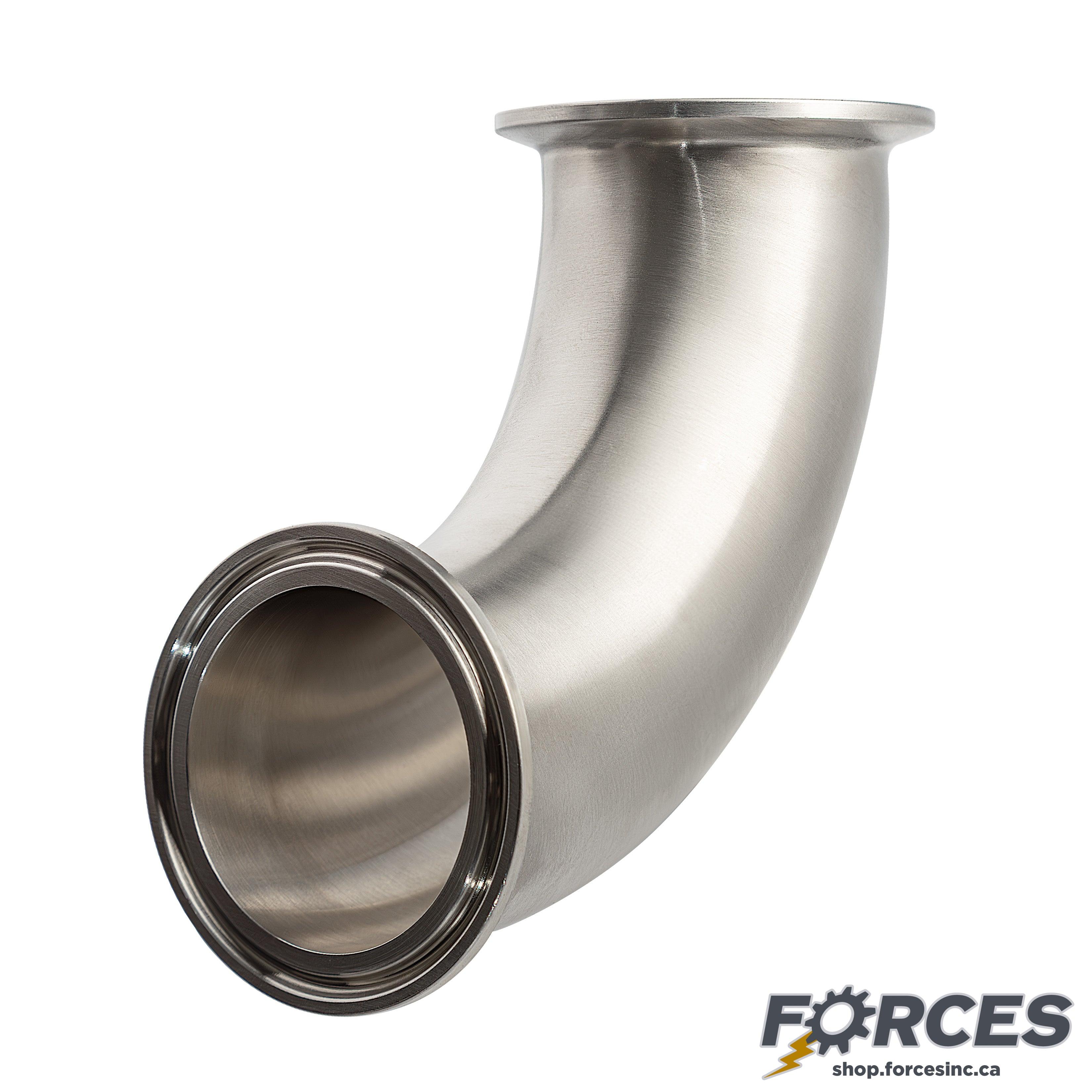 1/2" Tri-Clamp 90° Elbow - Stainless Steel 316 - Forces Inc