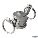 1/2" Type DC Camlock Fitting Stainless Steel 316 - Forces Inc